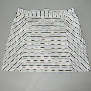 Fairway and‎ Greene Golf Skort Size 12 White Striped